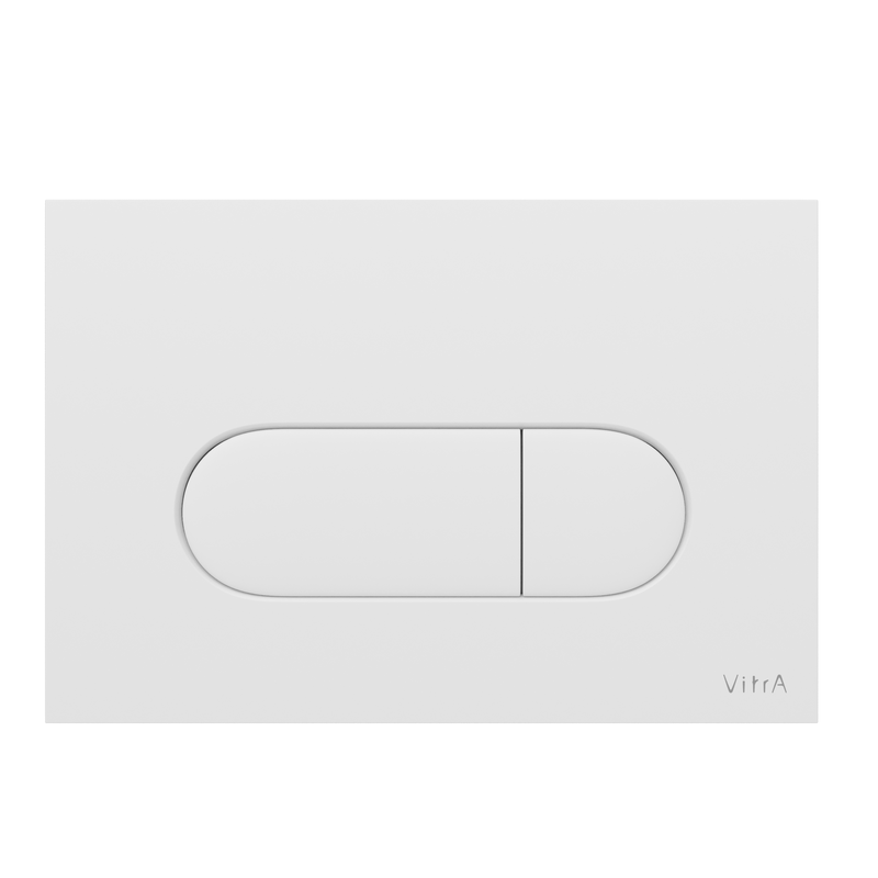 Комплект Унитаз подвесной VitrA Mia Round SmoothFlush 7510B003-0075 безободковый + Крышка 801-003-019 с микролифтом + Инсталляция V-Fix Core 732-5800-01PV + Кнопка Root Round 740-2200 белая глянцевая