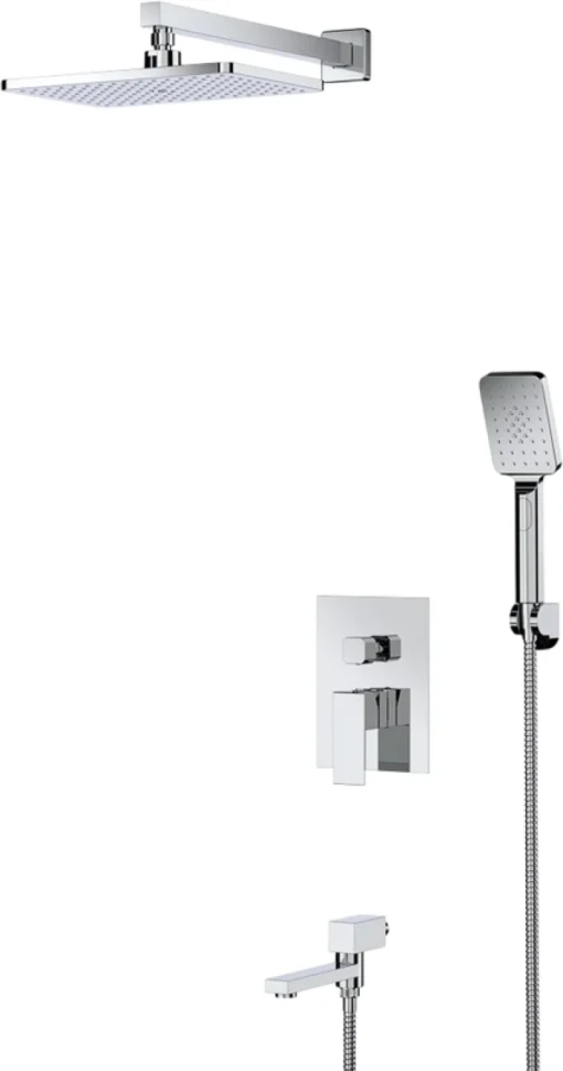 Душевой комплект Cezares Slider SLIDER-VDSET-01 С ВНУТРЕННЕЙ ЧАСТЬЮ, хром