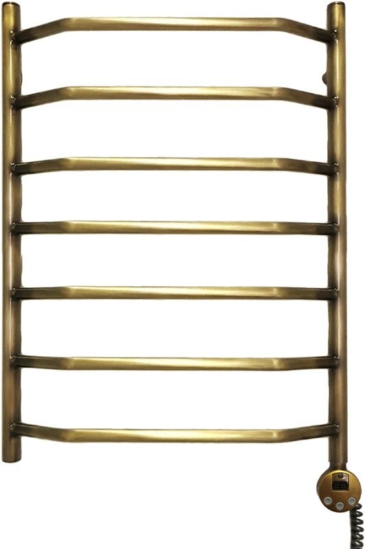 Полотенцесушитель электрический Domoterm Лаура П7 50x70, античная бронза, R