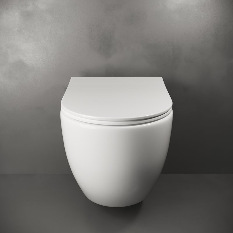 Комплект Унитаз подвесной Ceramicanova Mia Rimless CN1805 + Инсталляция AlcaPlast AM101/1120-4:1 RU M570-0001 кнопка смыва белая