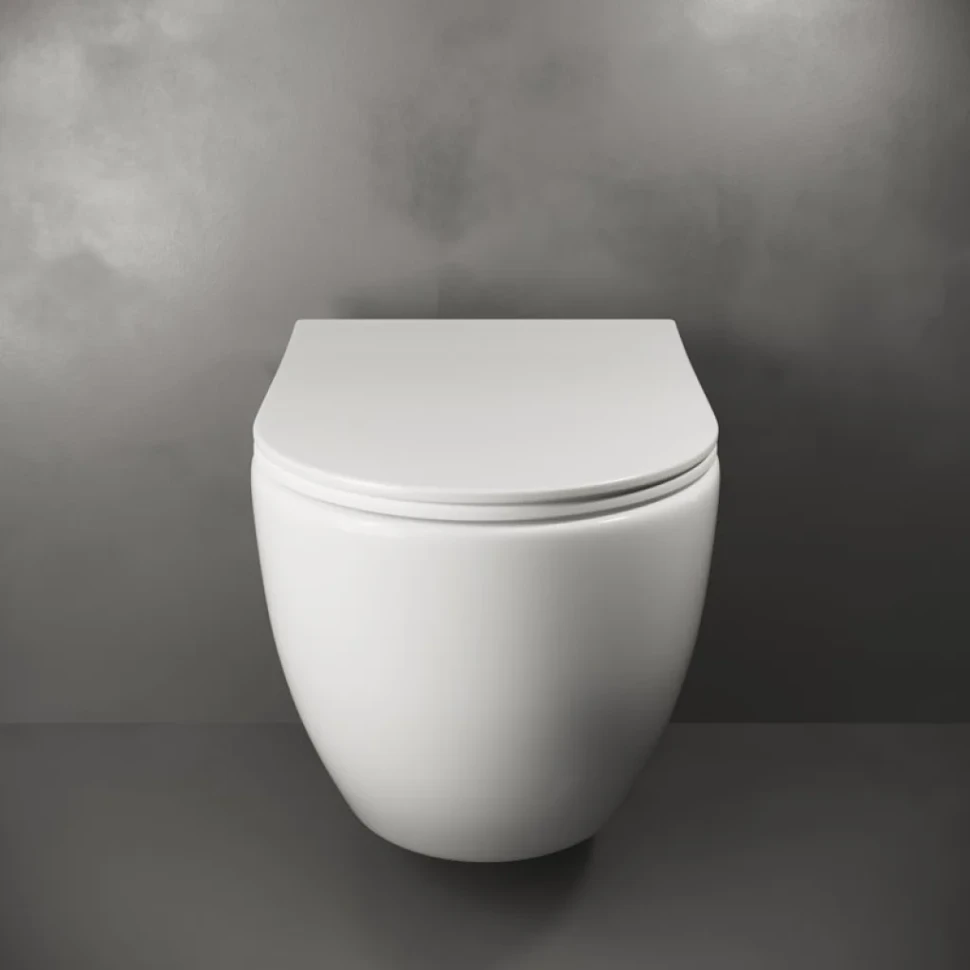 Комплект Унитаз подвесной Ceramicanova Mia Rimless CN1805 + Инсталляция AlcaPlast AM101/1120-4:1 RU M570-0001 кнопка смыва белая
