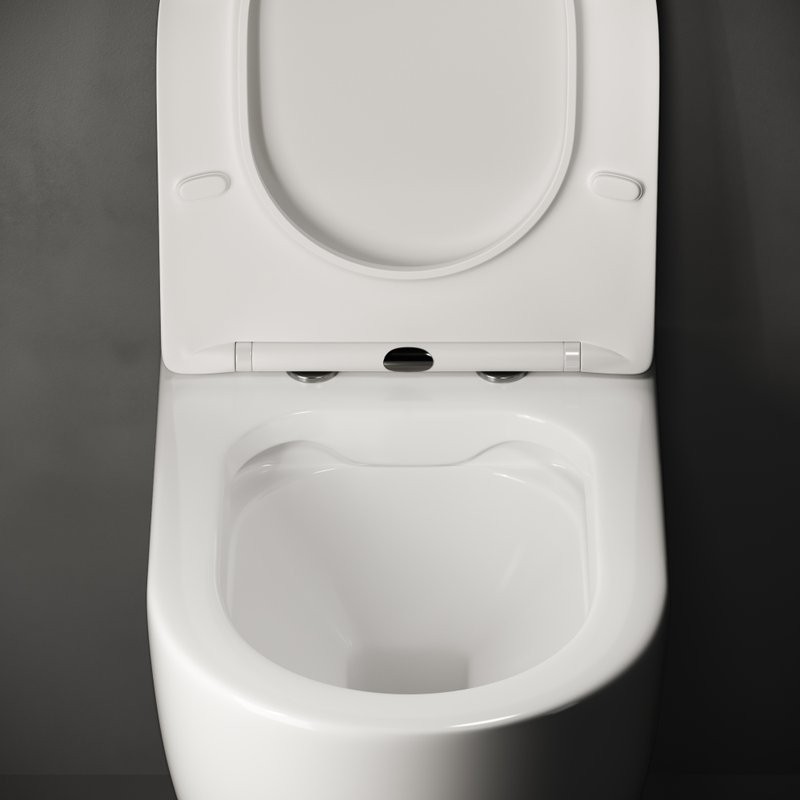 Комплект Унитаз подвесной Ceramicanova Mia Rimless CN1805 + Инсталляция AlcaPlast AM101/1120-4:1 RU M570-0001 кнопка смыва белая
