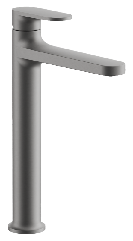 Смеситель для раковины BELZ B713 B11713-3 оружейная сталь