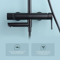 Душевая стойка Splenka S223 S223.24.06 черный