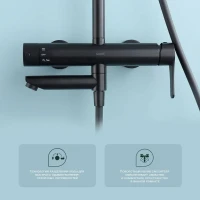 Душевая стойка Splenka S223 S223.24.06 черный