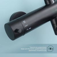 Душевая стойка Splenka S223 S223.24.06 черный