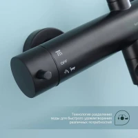 Душевая стойка Splenka S223 S223.24.06 черный