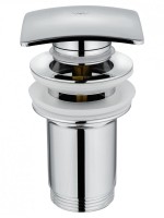 Донный клапан для раковины Wonzon & Woghand WW-88SS08-CR без перелива, хром