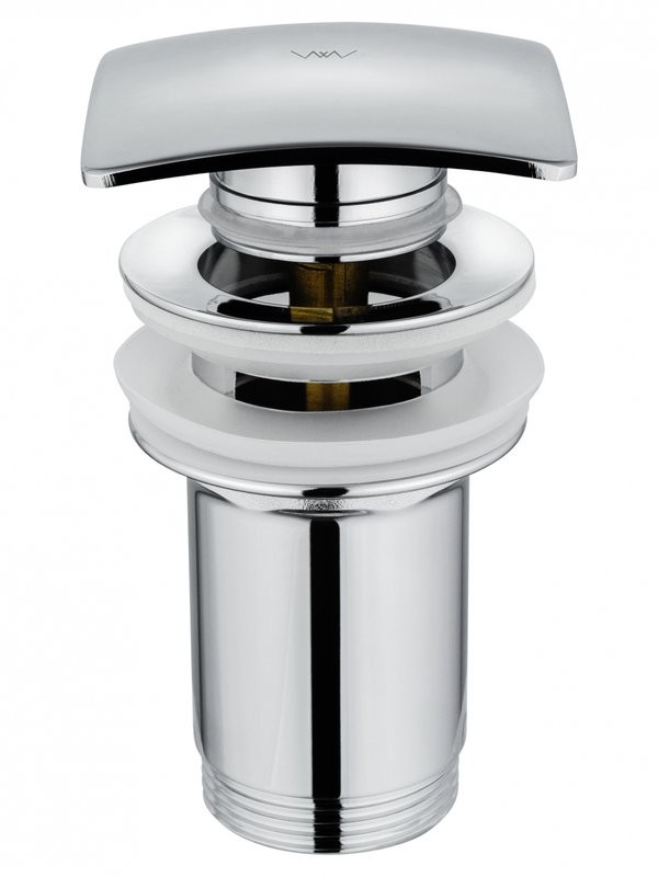 Донный клапан для раковины Wonzon & Woghand WW-88SS08-CR без перелива, хром
