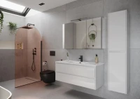 Тумба с раковиной Sancos Libra 120 см белый глянец