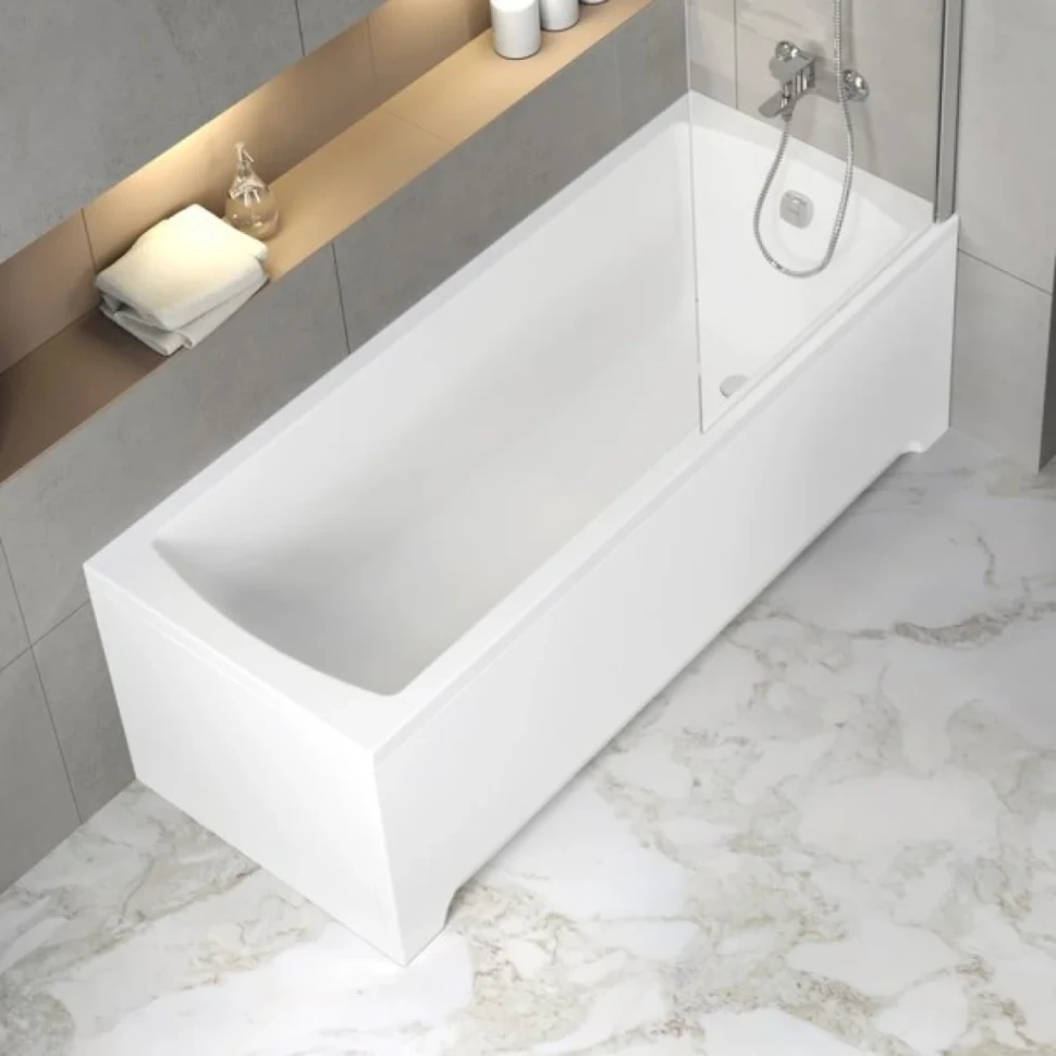 Акриловая ванна Ravak Classic II 150x70 см, пристенная, белая, на ножках