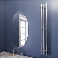 Полотенцесушитель электрический Маргроид Inaro профильный Inaro-12012-057-9006 120x15 см, подключение справа, сатиновый хром, I-образный