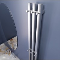 Полотенцесушитель электрический Маргроид Inaro профильный Inaro-12012-057-9006 120x15 см, подключение справа, сатиновый хром, I-образный