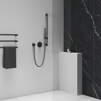 Душевая штанга Ravak Chrome 974.20BLM 70 см, матовая черная