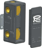 Встраиваемый смеситель для душа и ванны Remer Energy EY92KBNO С ВНУТРЕННЕЙ ЧАСТЬЮ, черный матовый