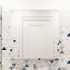 Мебель для ванной DIWO Элиста 80 столешница белый мрамор, раковина Moduo 55 Leaf
