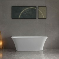 Акриловая ванна Vincea VBT-423-1700 170x90 см, пристенная, белая, овальная, с каркасом, со сливом-переливом