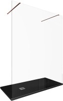 Душевая перегородка Allen Brau Infinity 2 3.21059.60 160 см, профиль медь браш, стекло прозрачное
