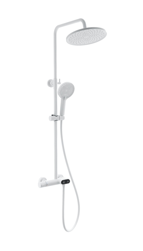 Душевая стойка Wonzon & Woghand WW-B2091-A-MW матовая белая