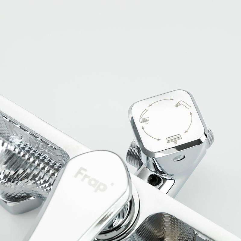 Душевая стойка Frap F24002 с крючками, хром