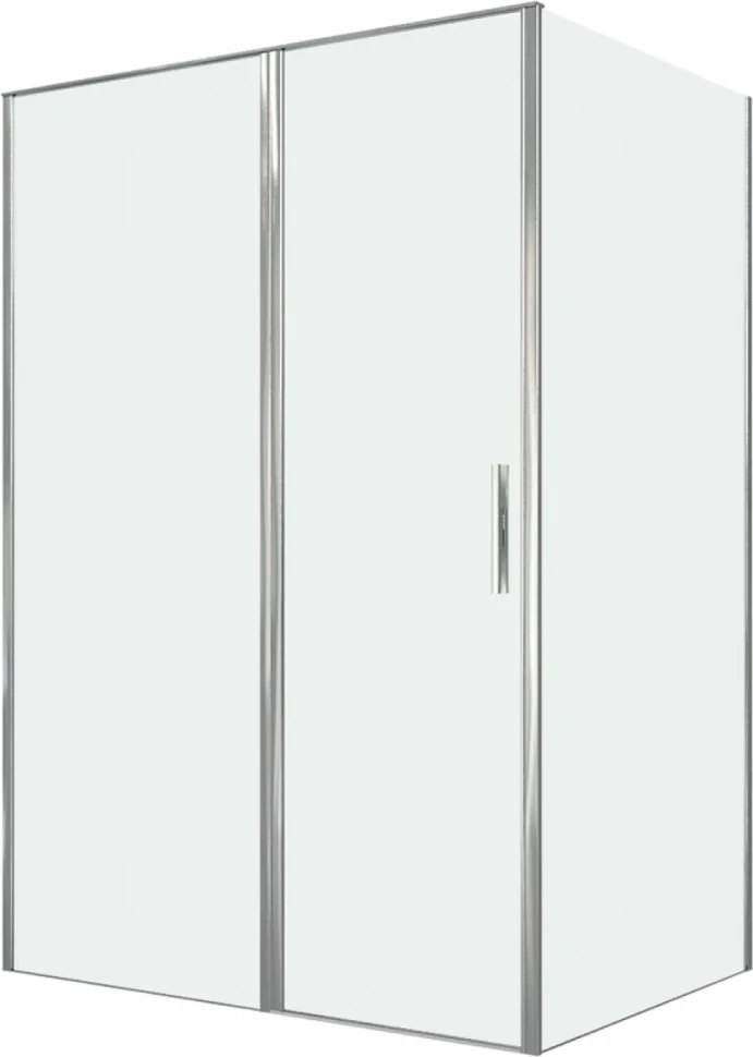 Душевой уголок Allen Brau Priority 140x100, профиль хром, стекло прозрачное