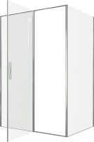 Душевой уголок Allen Brau Priority 140x100, профиль хром, стекло прозрачное