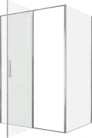 Душевой уголок Allen Brau Priority 140x100, профиль хром, стекло прозрачное