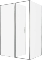 Душевой уголок Allen Brau Priority 140x100, профиль хром, стекло прозрачное