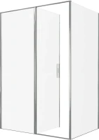 Душевой уголок Allen Brau Priority 140x100, профиль хром, стекло прозрачное