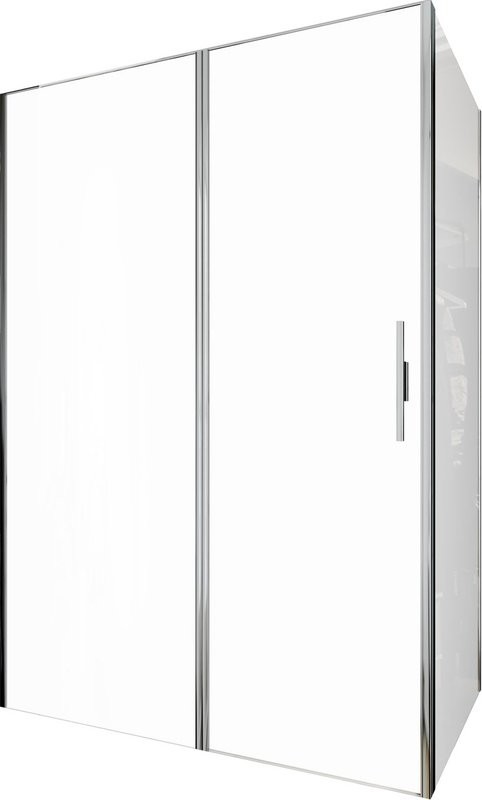 Душевой уголок Allen Brau Priority 140x100, профиль хром, стекло прозрачное
