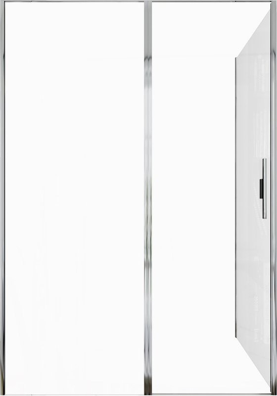 Душевой уголок Allen Brau Priority 140x100, профиль хром, стекло прозрачное