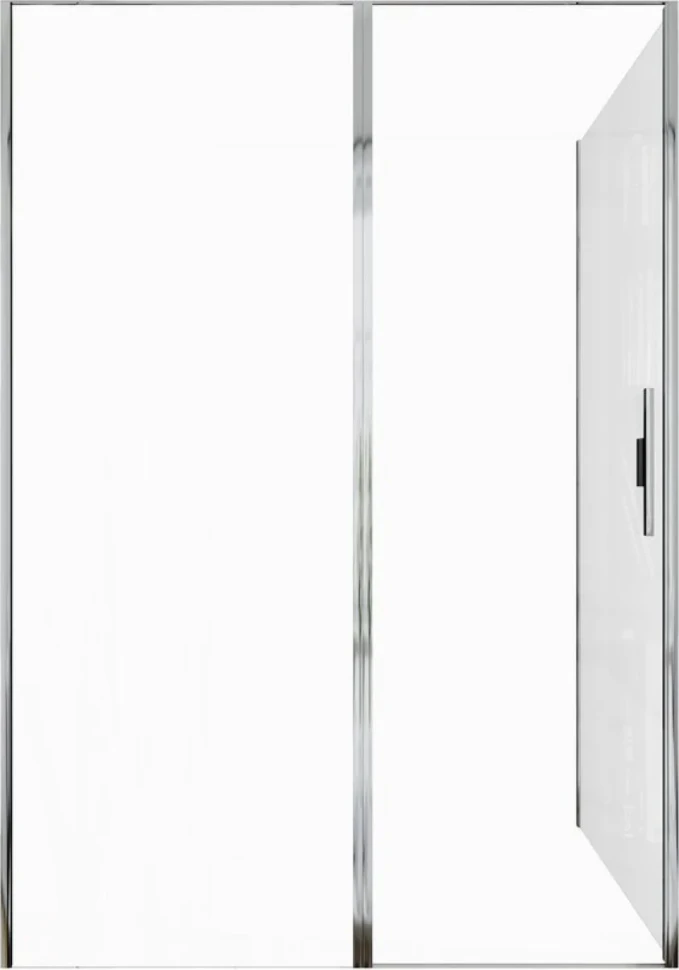 Душевой уголок Allen Brau Priority 140x100, профиль хром, стекло прозрачное