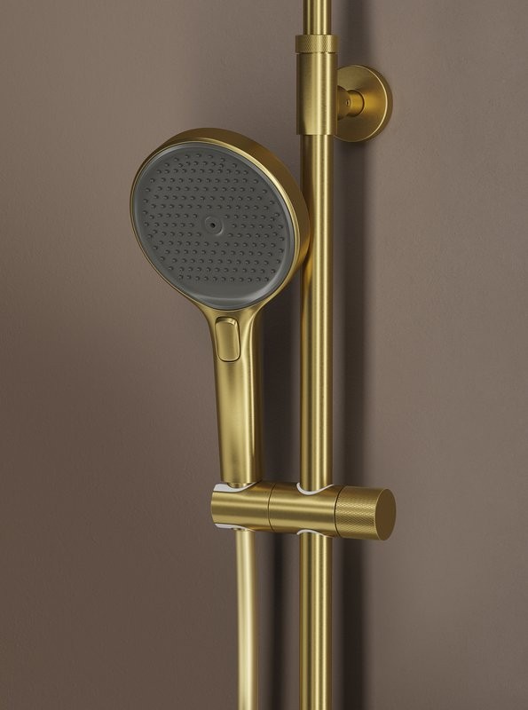 Душевая стойка IDDIS Duna DUNMGSTi06 матовое золото