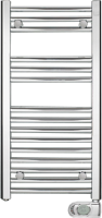 Полотенцесушитель электрический Zehnder Aura PBECZ-080-040/MQ CR 80x40 хром