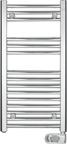 Полотенцесушитель электрический Zehnder Aura PBECZ-080-040/MQ CR 80x40 хром