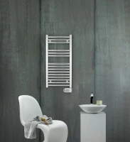 Полотенцесушитель электрический Zehnder Aura PBECZ-080-040/MQ CR 80x40 хром