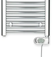 Полотенцесушитель электрический Zehnder Aura PBECZ-080-040/MQ CR 80x40 хром