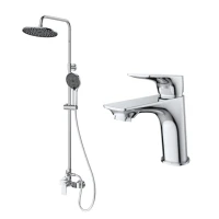 Комплект для ванной BelBagno Marino MARINO-DOCM/LVM-CRM хром