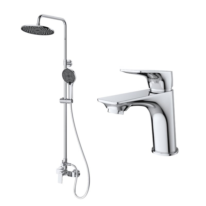 Комплект для ванной BelBagno Marino MARINO-DOCM/LVM-CRM хром