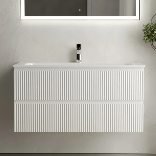 Тумба с раковиной Sancos Snob R 100 см, bianco