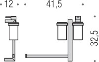 Стойка Colombo Design Units B9121.S.CR-VAN