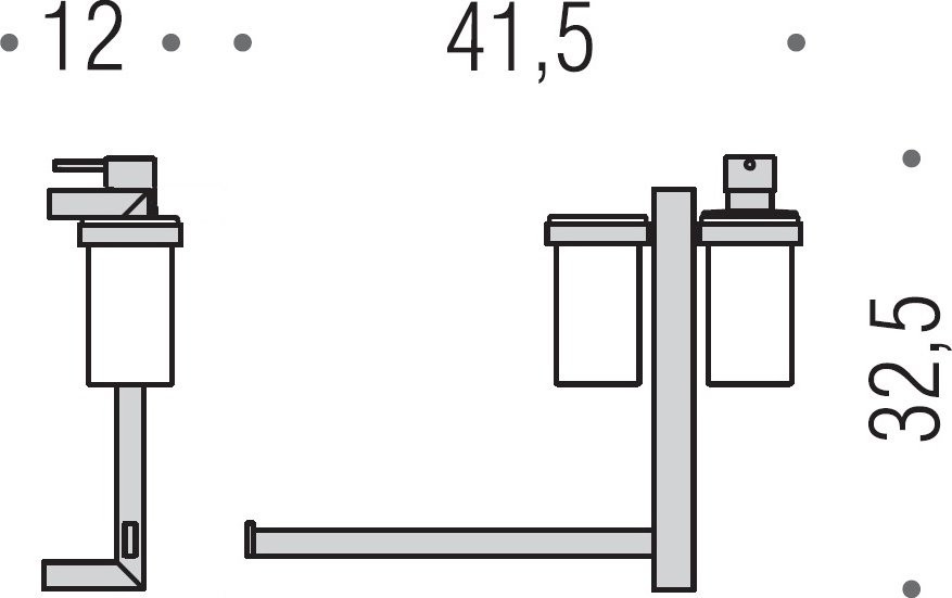 Стойка Colombo Design Units B9121.S.CR-VAN