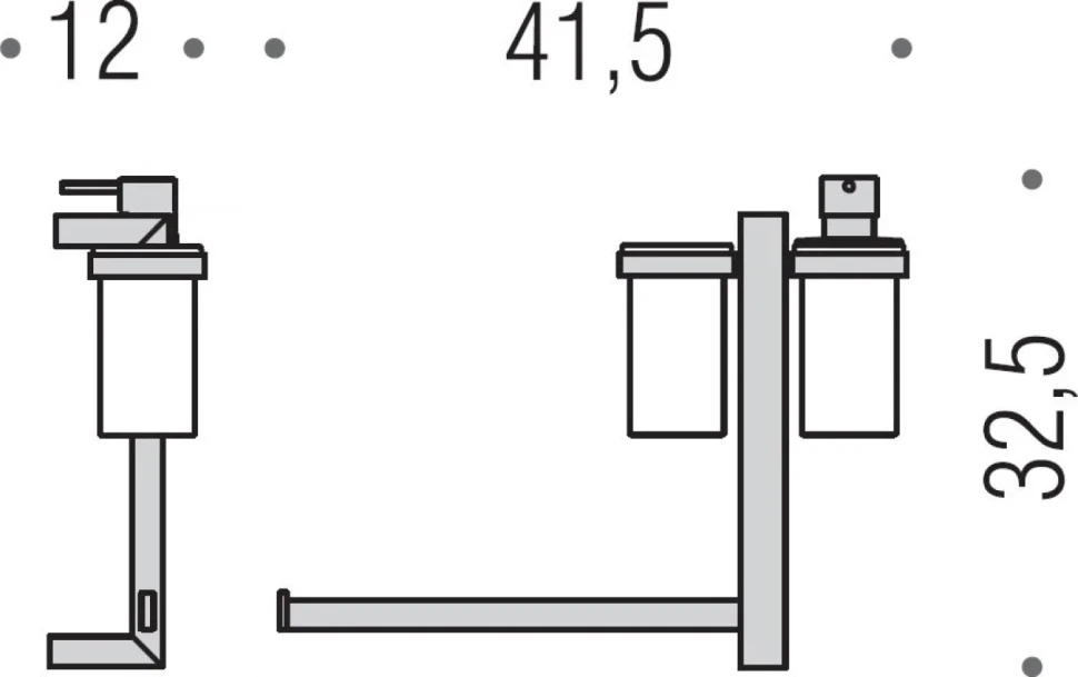 Стойка Colombo Design Units B9121.S.CR-VAN