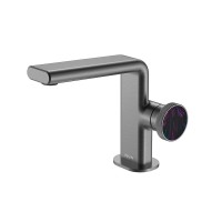 Смеситель для раковины Black&White Gravity 7207GM gun metal Смеситель для раковины Black&White Gravity 7207GM gun metal