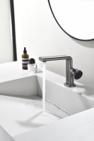 Смеситель для раковины Black&White Gravity 7207GM gun metal Смеситель для раковины Black&White Gravity 7207GM gun metal