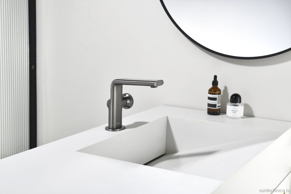 Смеситель для раковины Black&White Gravity 7207GM gun metal