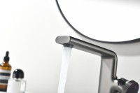 Смеситель для раковины Black&White Gravity 7207GM gun metal Смеситель для раковины Black&White Gravity 7207GM gun metal