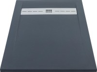 Поддон для душа Aquanet Delight NEW 008B 120x80 черный камень, с сифоном