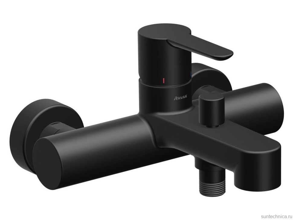 Смеситель для ванны с душем Ravak Puri PU 022.21/150 матовый черный
