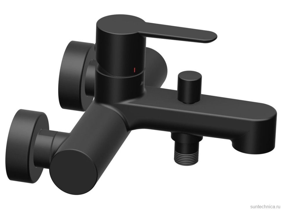 Смеситель для ванны с душем Ravak Puri PU 022.21/150 матовый черный